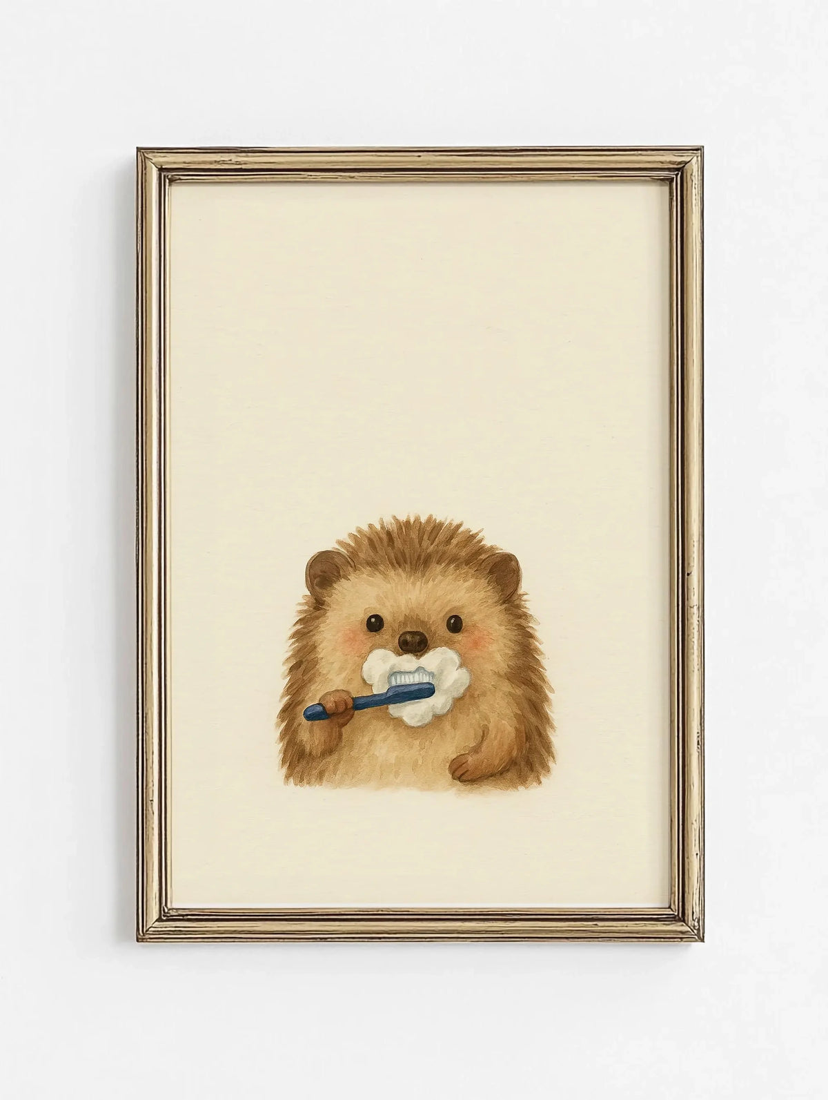 Bubble Bath Wall Art Animal Poster (No Frame)