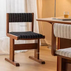Home Retro Fabric Saddle Chair
