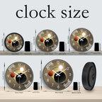 1 Planet Orbit Wall Clock, 8-12inch Round Silent Non-Ticking Timekeeping Wall Clocks, Aa Battery-Powered Clock, Suitable for Living Room, Study, Office, Bedroom, Ideal Gift for Mother, Gift for Friends, Valentine's Day, Mothe