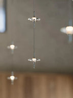Modern Light Water Ripple Glass Hanging Lamp