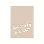 Simple Trendy Text Printing Poster (No Frame)