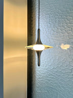 Modern Light Water Ripple Glass Hanging Lamp