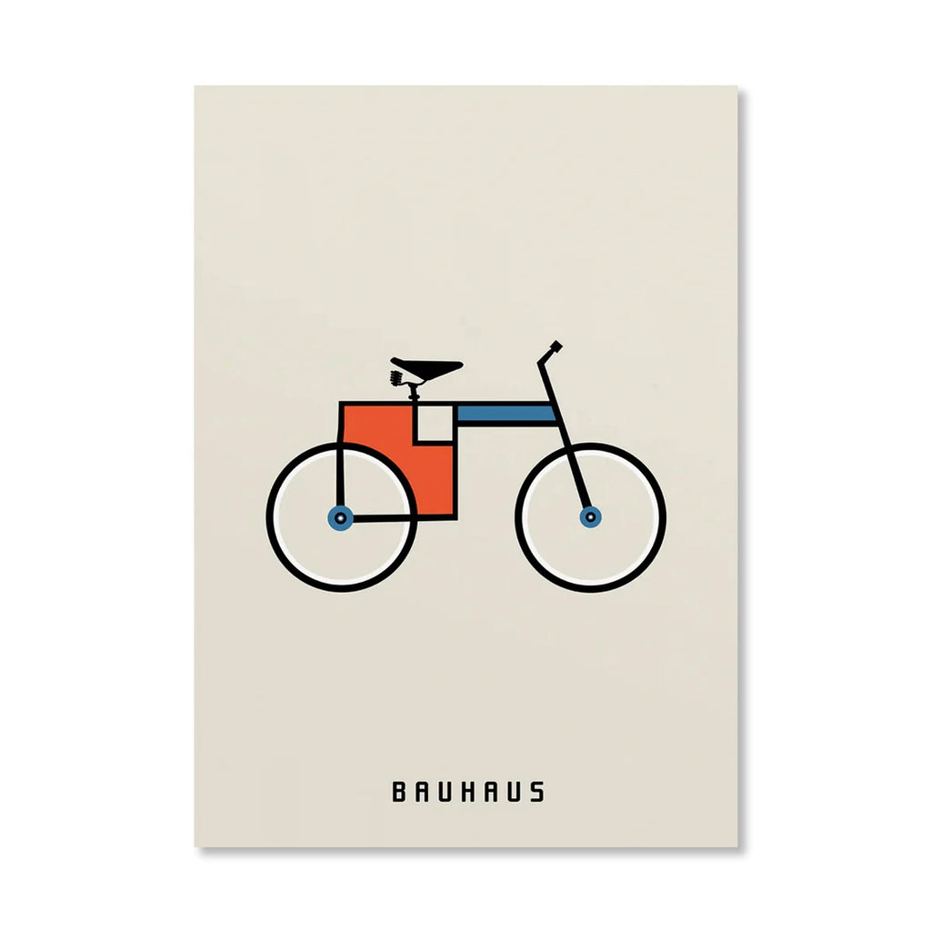 Bauhaus Abstract  Pop Art Geometric Poster (No Frame)