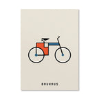 Bauhaus Abstract  Pop Art Geometric Poster (No Frame)