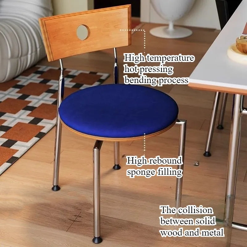 Middle aged household dining chairs