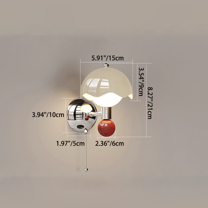 Full Spectrum Eggshell Wall Lamp