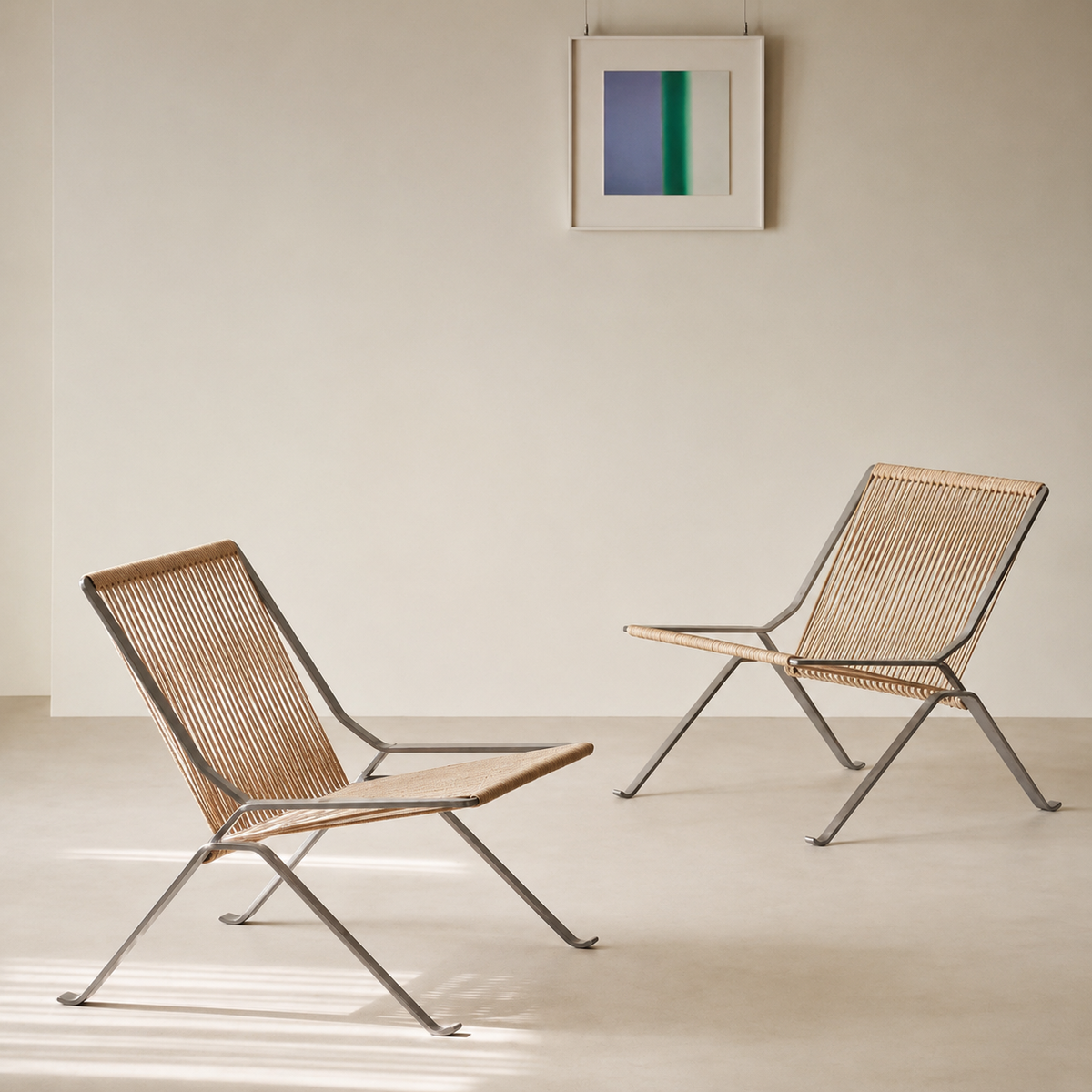 Bauhaus Single Lounge Woven Chair