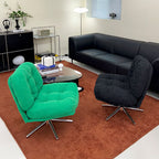 Bauhaus Red Lounge Rotating Sofa Chair